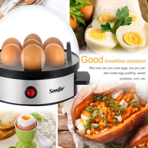Automatic Electric Egg Boiler Steamer 350W